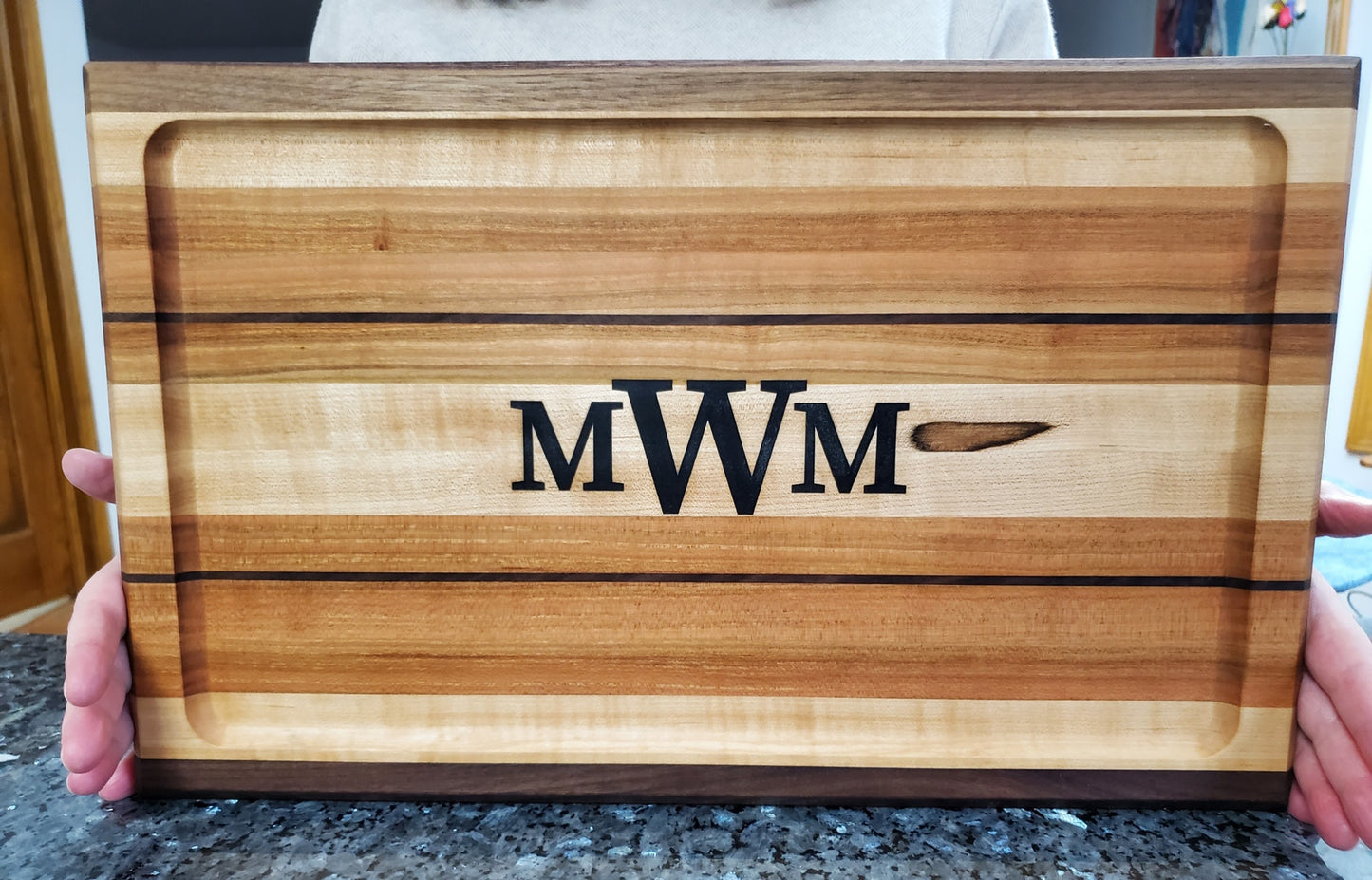 Custom Monogrammed Charcuterie & Cutting Board