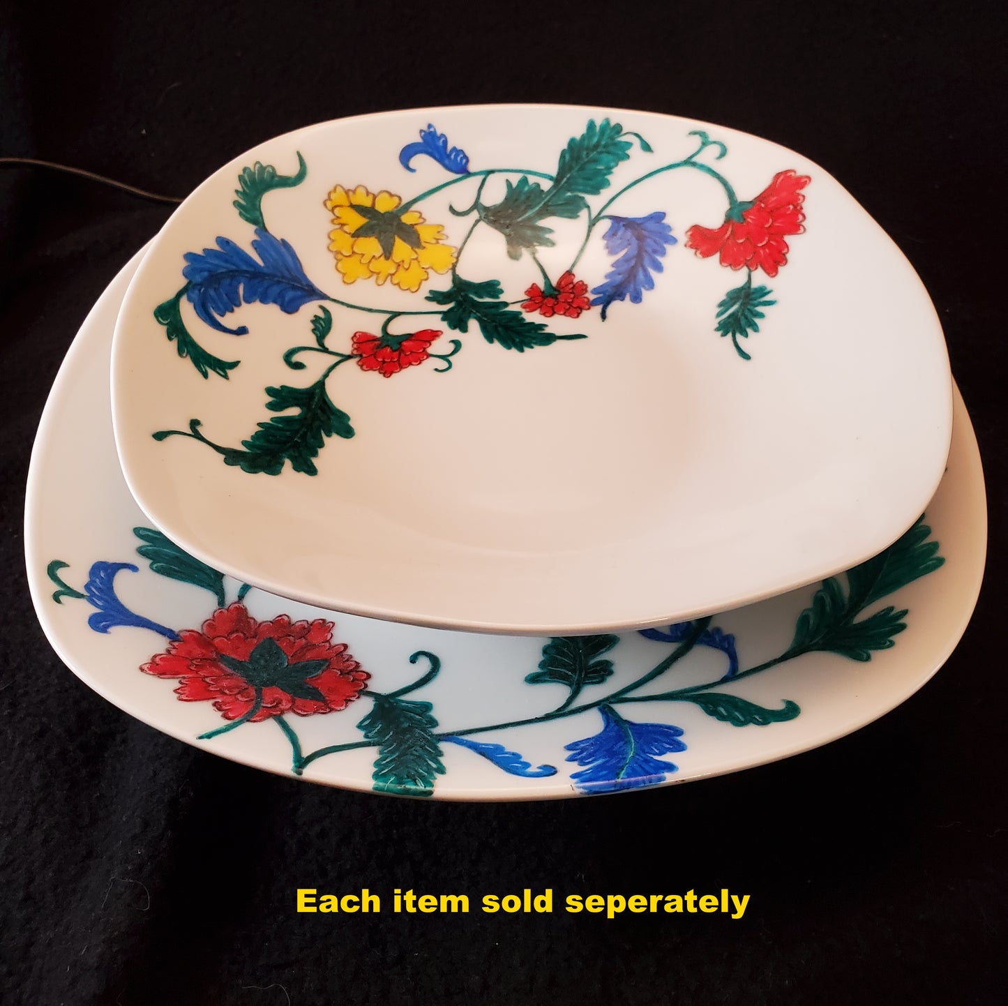 Ornamental Decorative Shallow Bowl